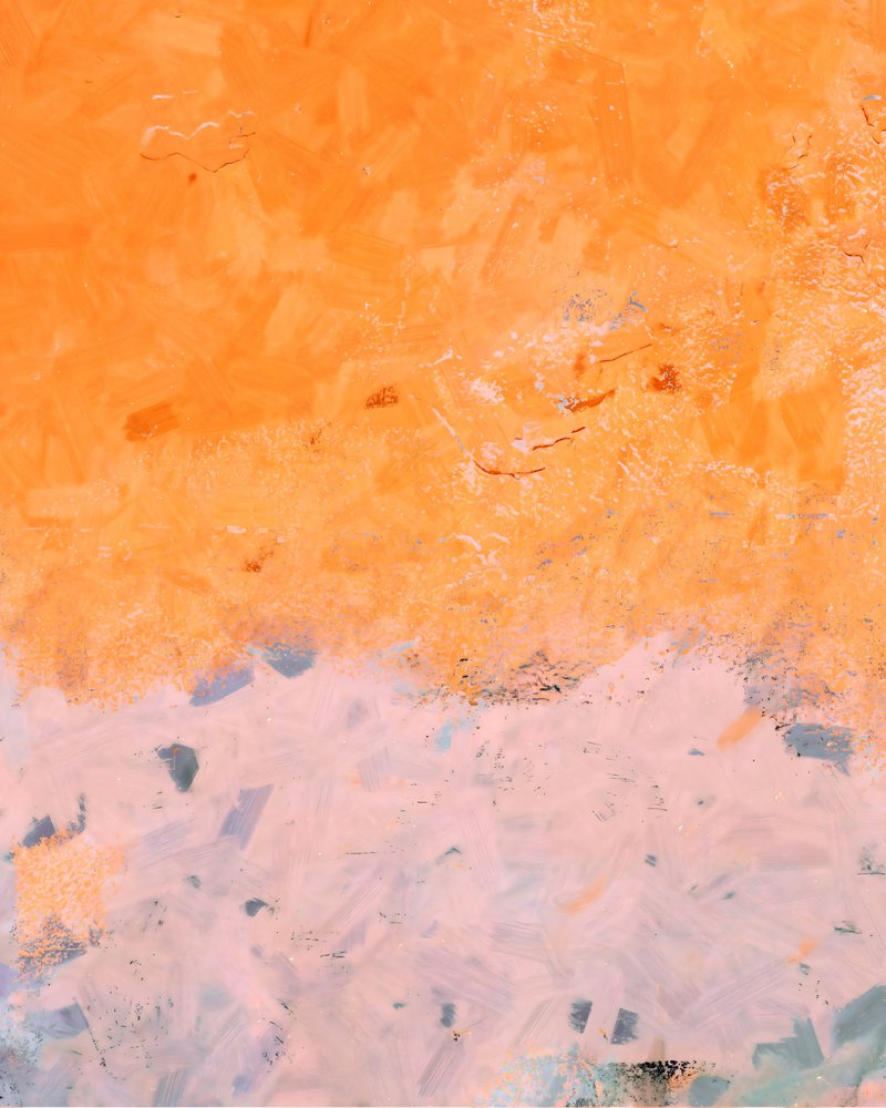 Abstrato em Tons de Laranja de Uma Gokhale