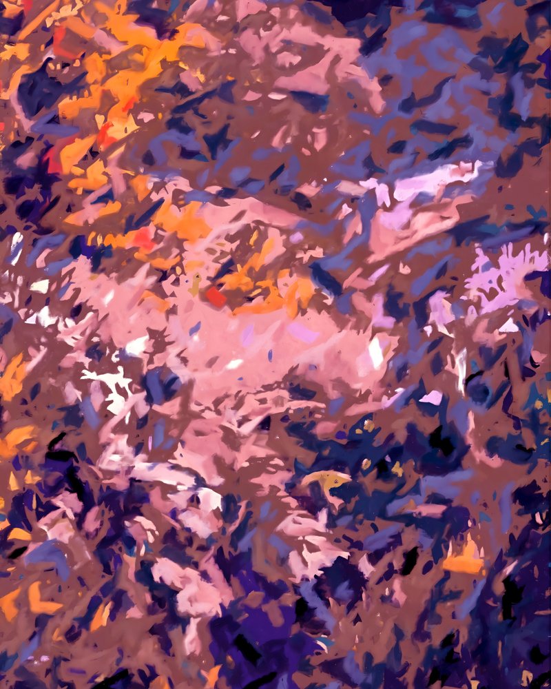 Fluxo abstrato vibrante de Uma Gokhale