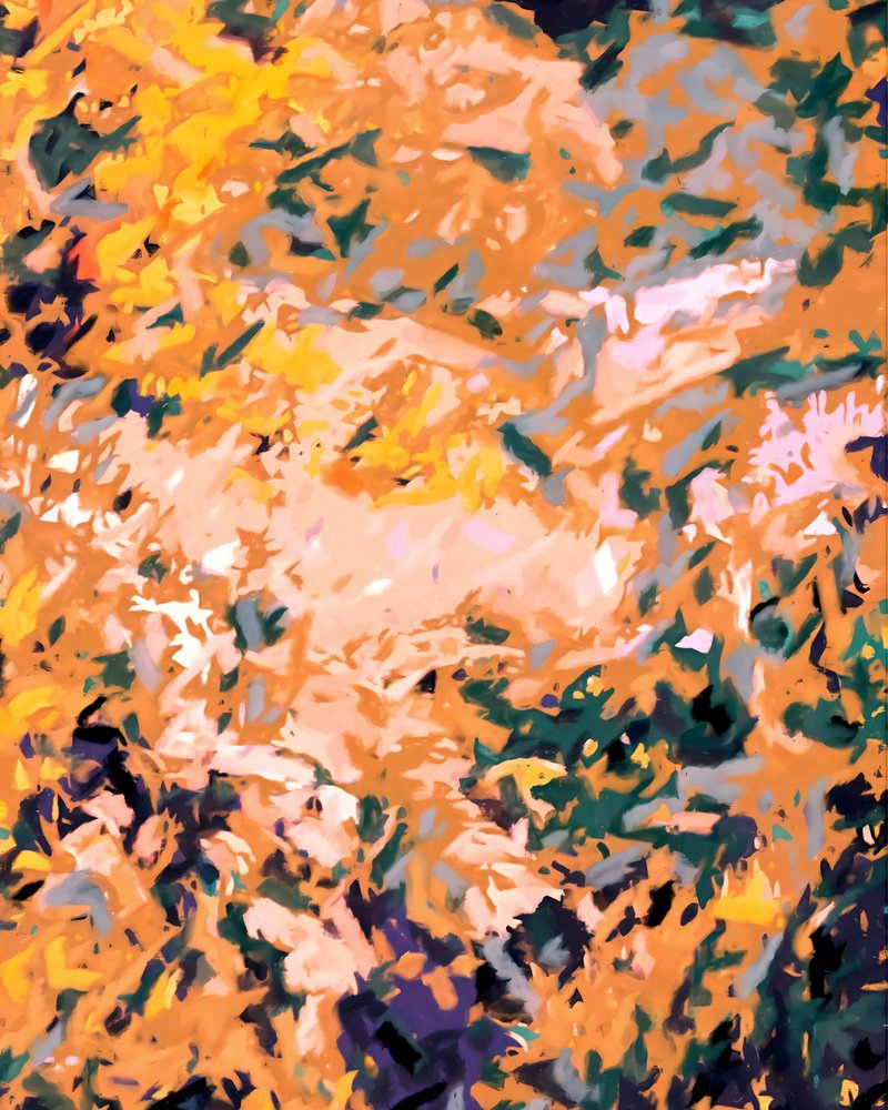 Abstrato outonal vibrante de Uma Gokhale