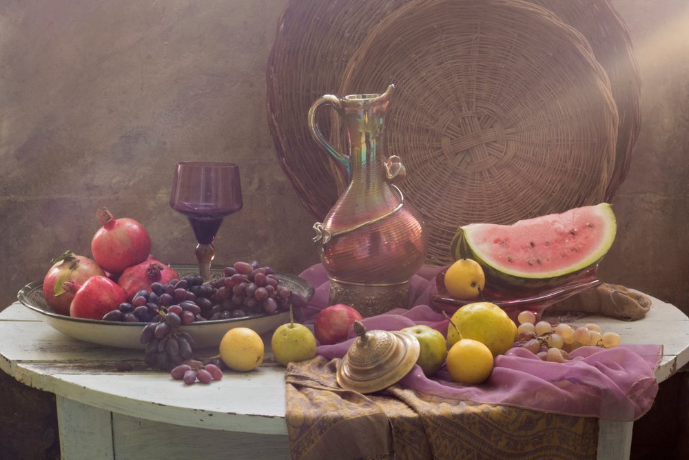 Fruta rústica e jarro de UstinaGreen