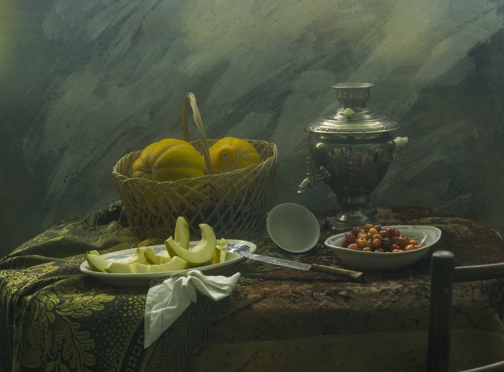 Melões rústicos e samovar de UstinaGreen