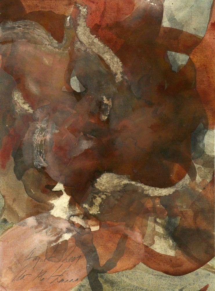 Abstrato fluido e terroso de Ute Rathmann