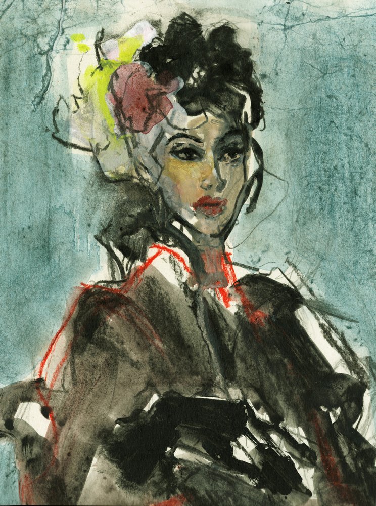 Retrato de moda elegante de Ute Rathmann