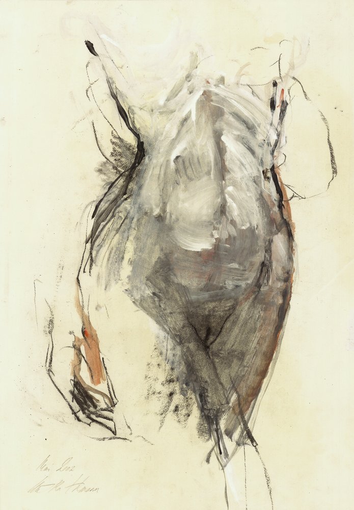 Estudo de figura expressiva de Ute Rathmann