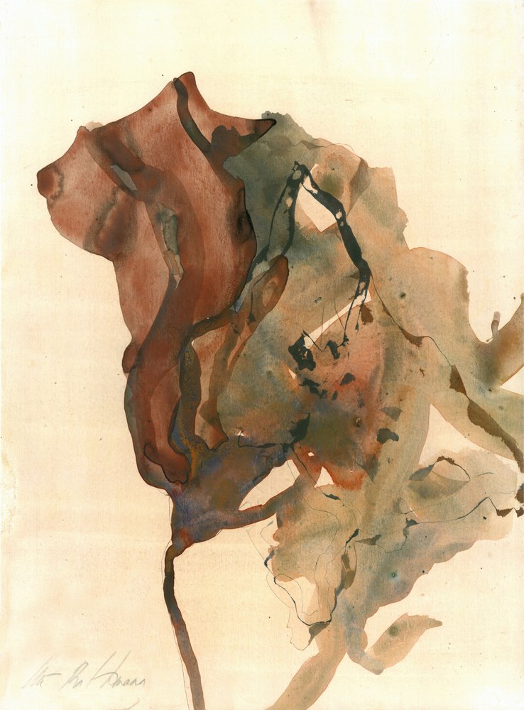 Abstrato botânico fluido de Ute Rathmann