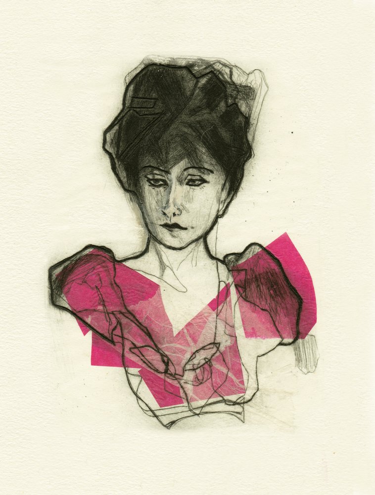 Retrato Rosa Moderno de Ute Rathmann
