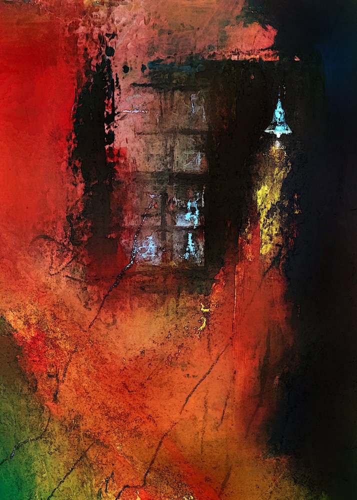 Brilho da Cidade Abstrato de Uwe Kobold