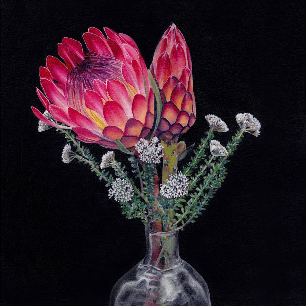 Ramo de Proteas-Rei de Viccy Wanliss