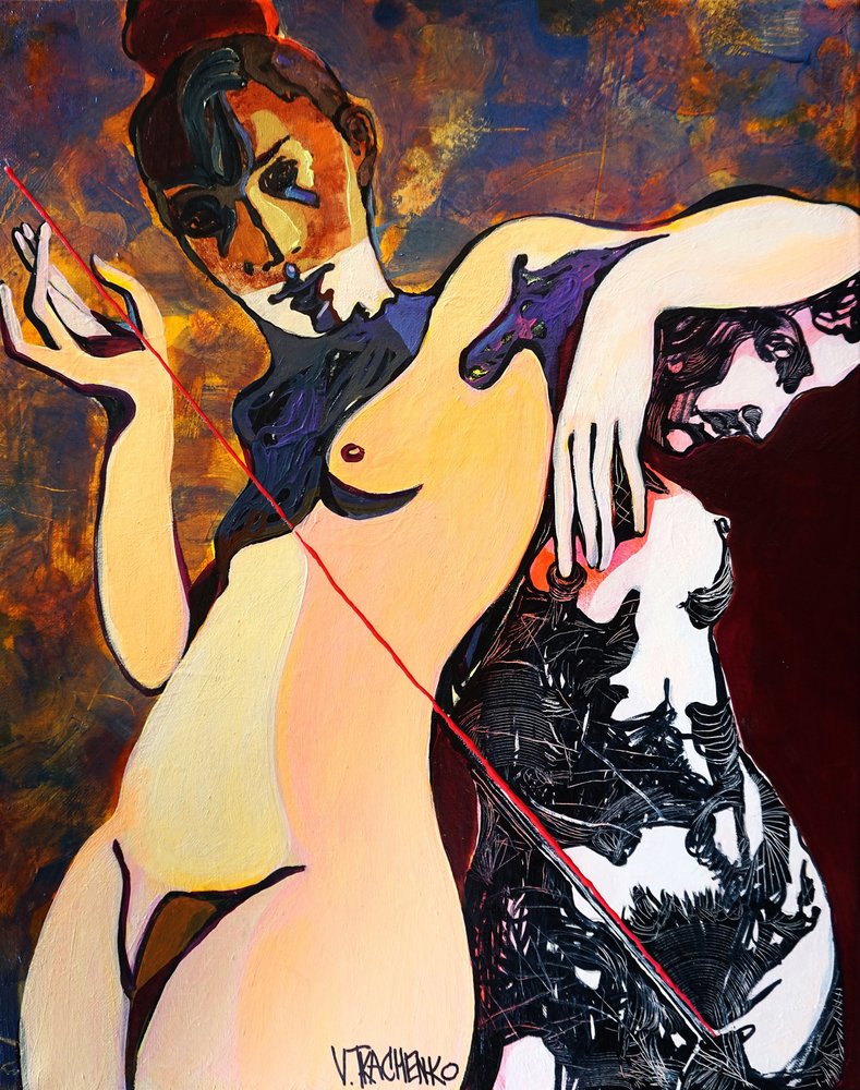 Figuras entrelaçadas de Victor Tkachenko