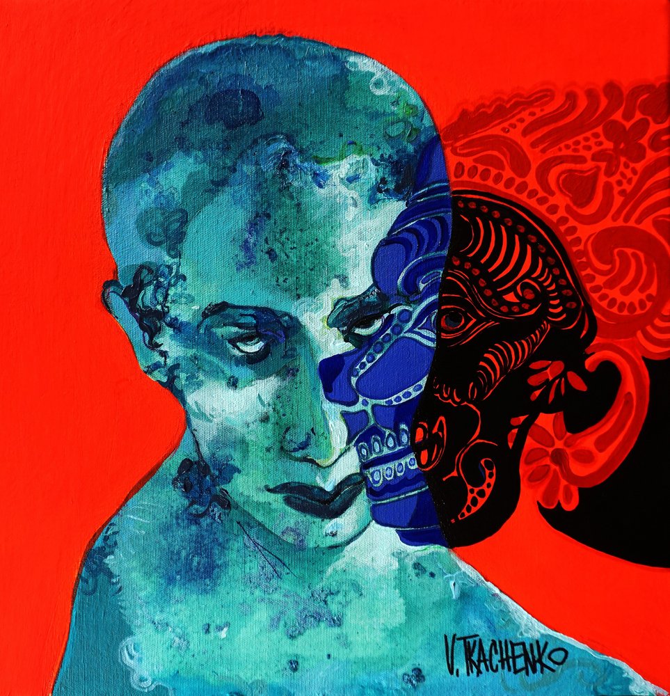 Retrato Místico Dividido de Victor Tkachenko