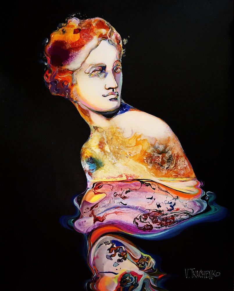 Estátua Fluida Vibrante de Victor Tkachenko