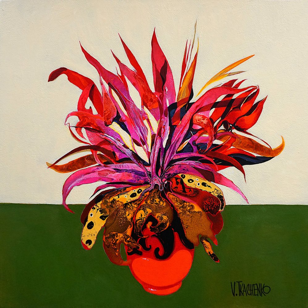 Planta tropical vibrante de Victor Tkachenko