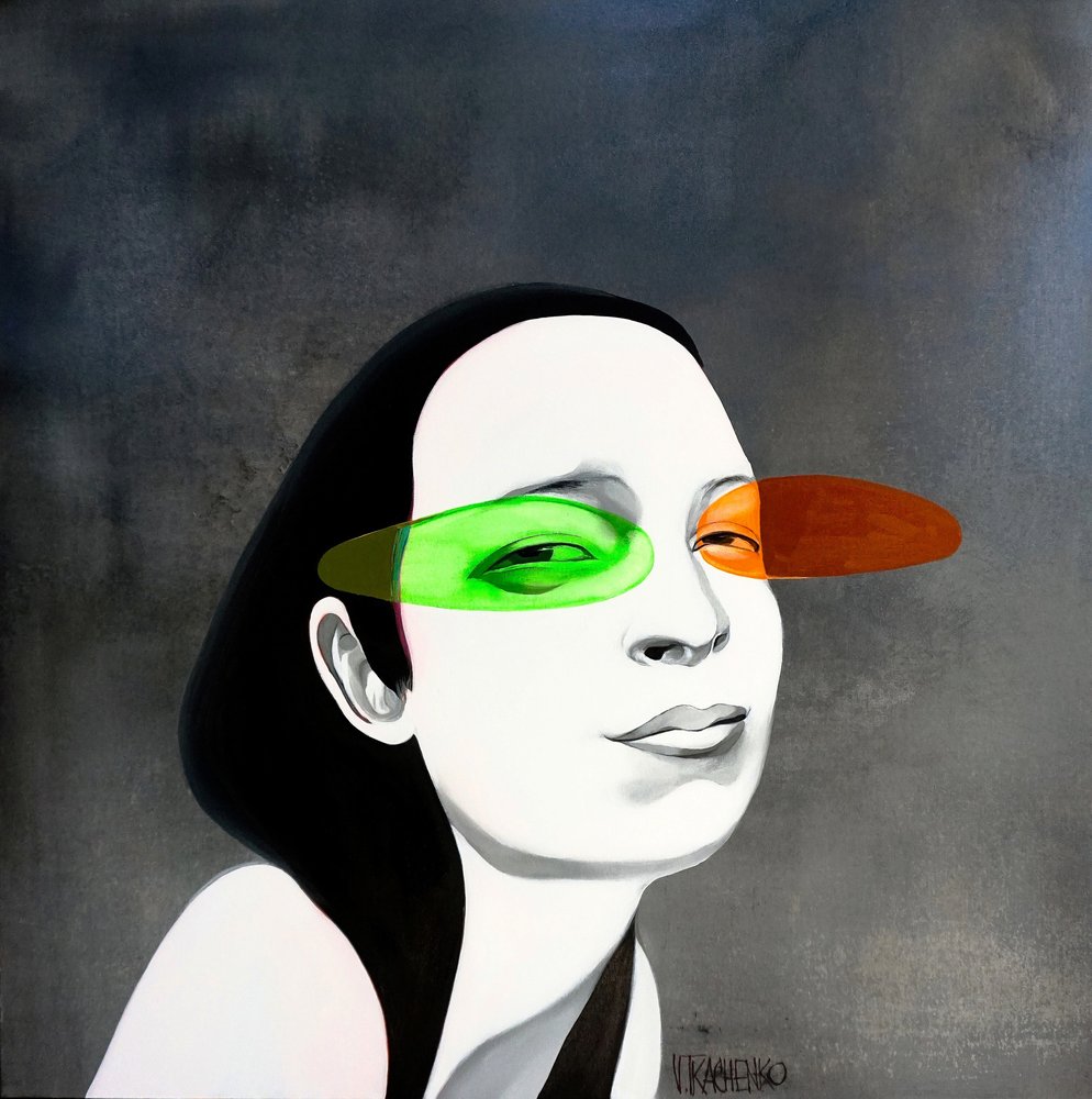 Mulher de olhar intenso de Victor Tkachenko
