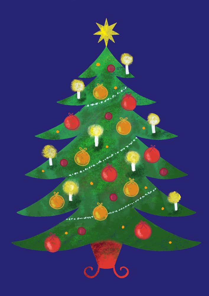 Árvore de Natal festiva de Yvonne Gustafsson
