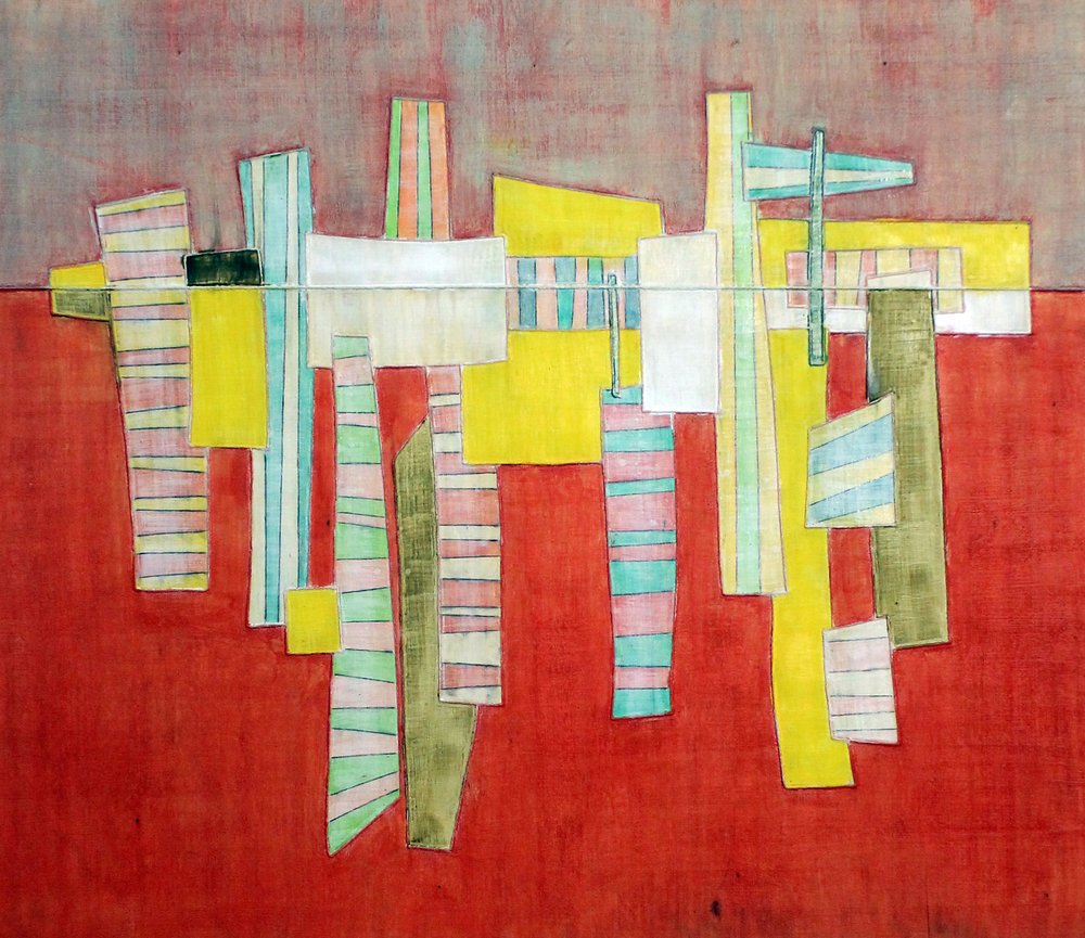 Paisagem urbana abstrata moderna de andrea de ranieri