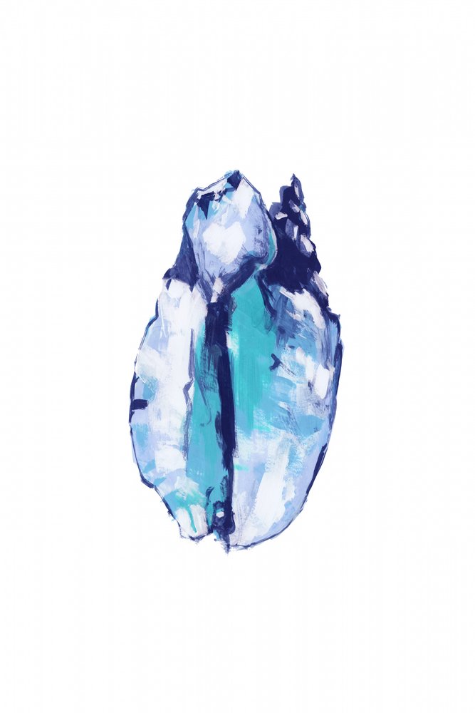 Cristal Azul Abstrato de cartissi