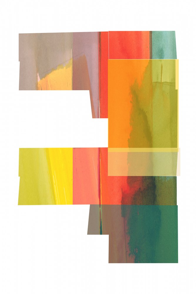 Camadas de cores abstratas de cartissi