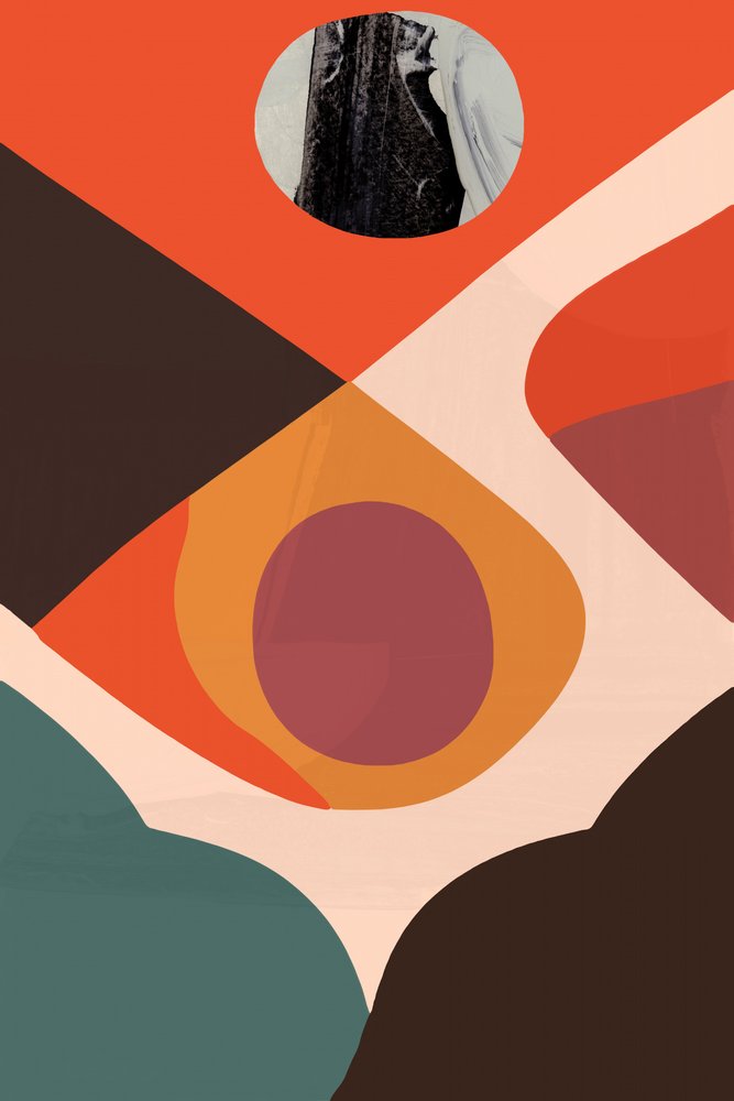 Formas abstratas e terrosas de cartissi