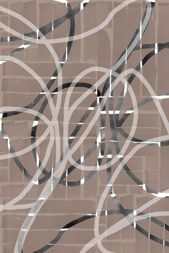 Linhas fluidas abstratas de cartissi
