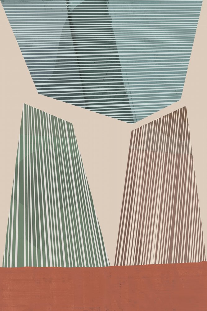 Formas geométricas abstratas de cartissi