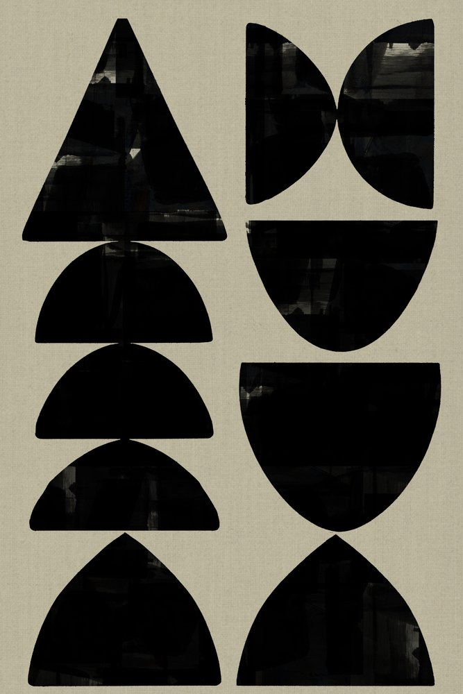 Formas geométricas abstratas de cartissi