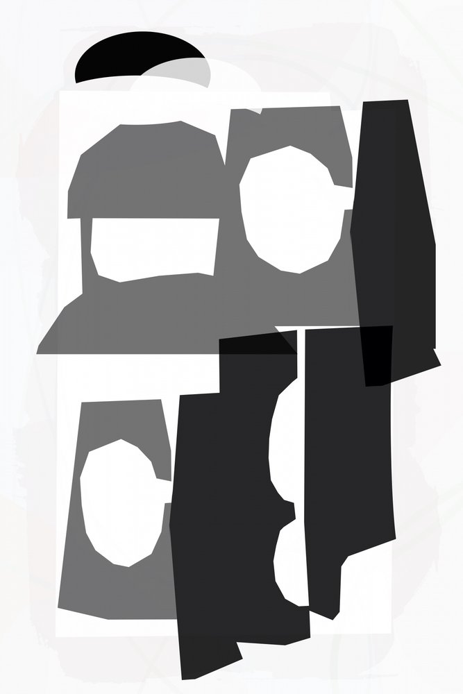 Formas geométricas abstratas de cartissi
