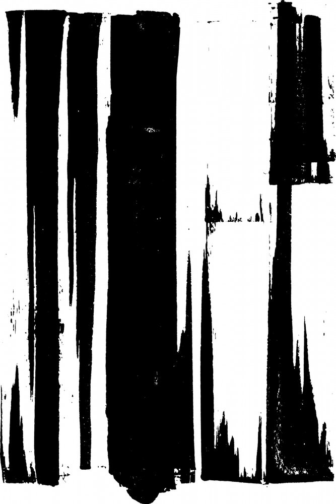 Traços de tinta abstratos de cartissi