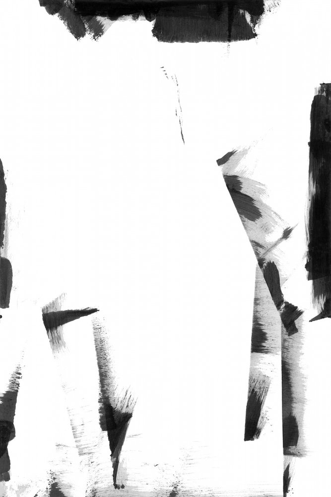 Traços de tinta abstratos de cartissi