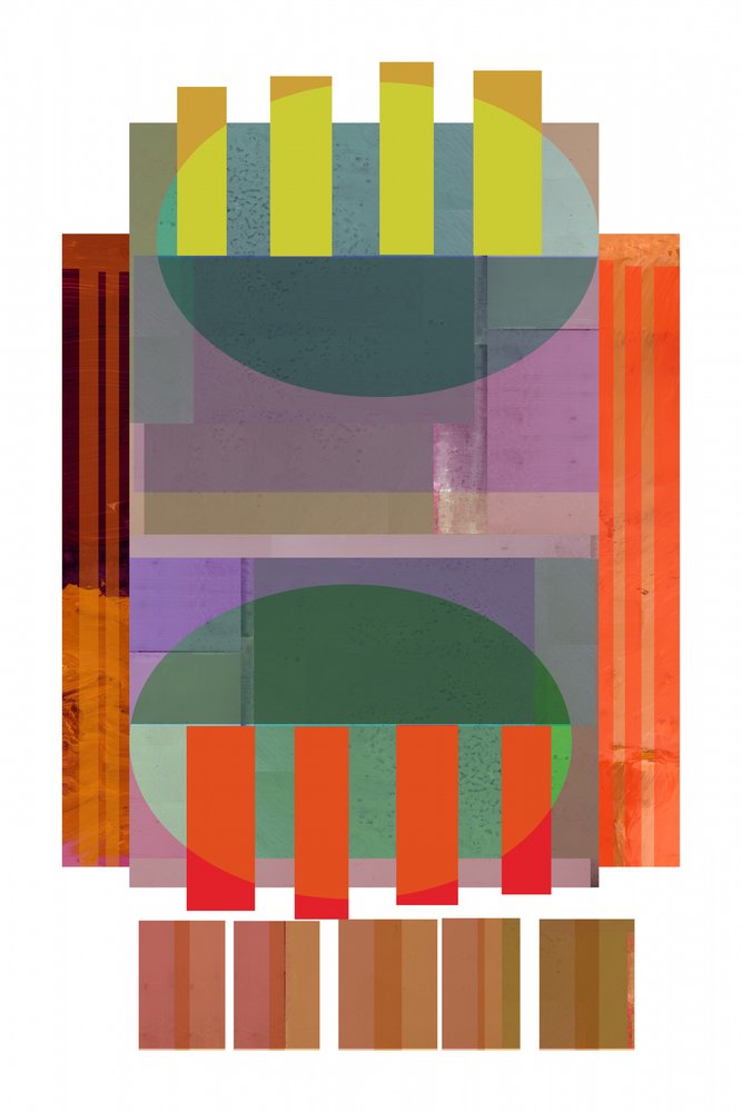 Geometria abstrata em camadas de cartissi