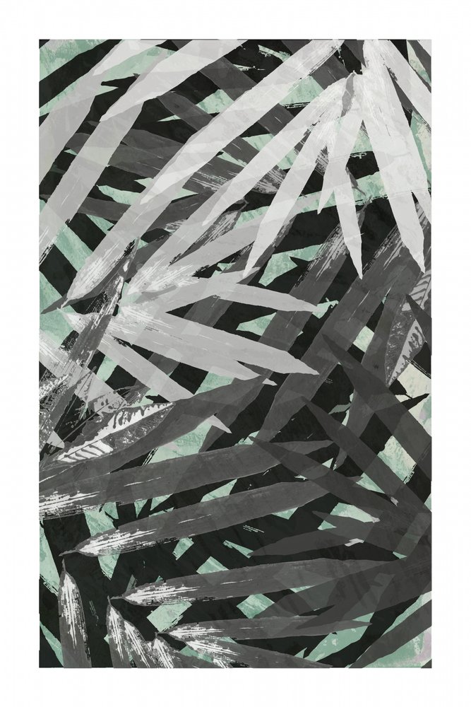 Folhas de palmeira abstratas de cartissi