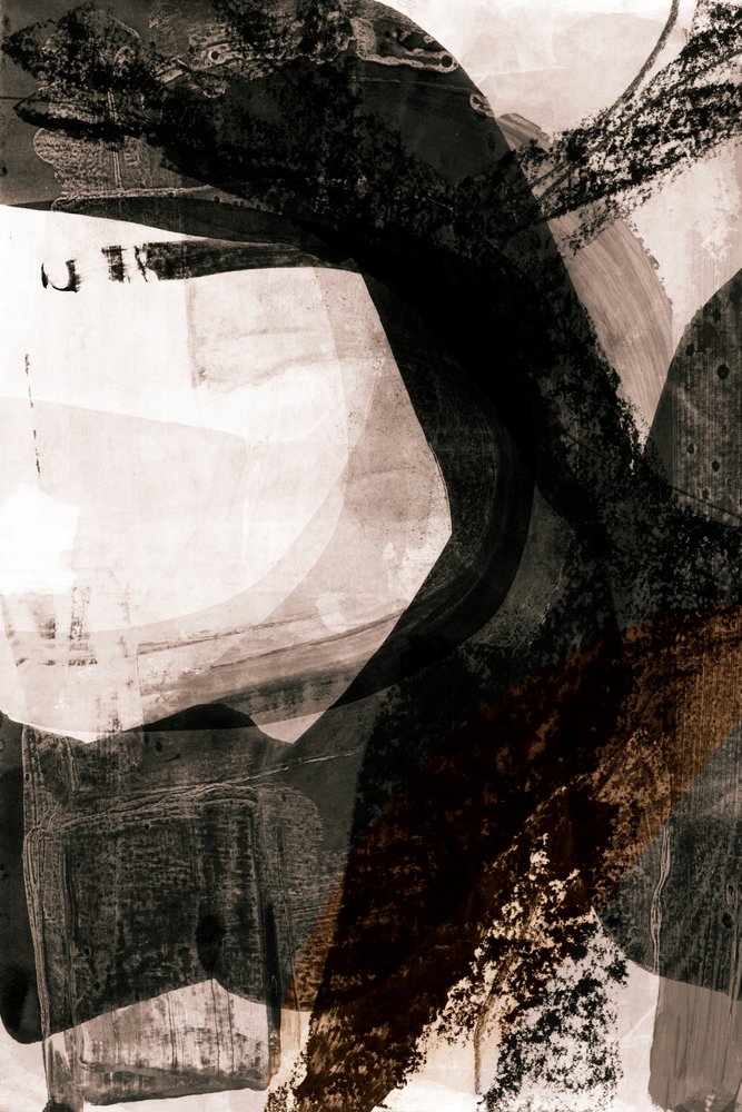 Traços abstratos em sépia de cartissi