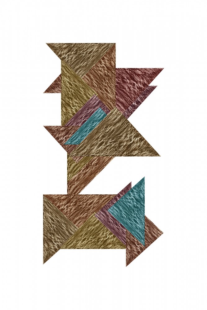 Quebra-cabeças abstrato com textura de cartissi