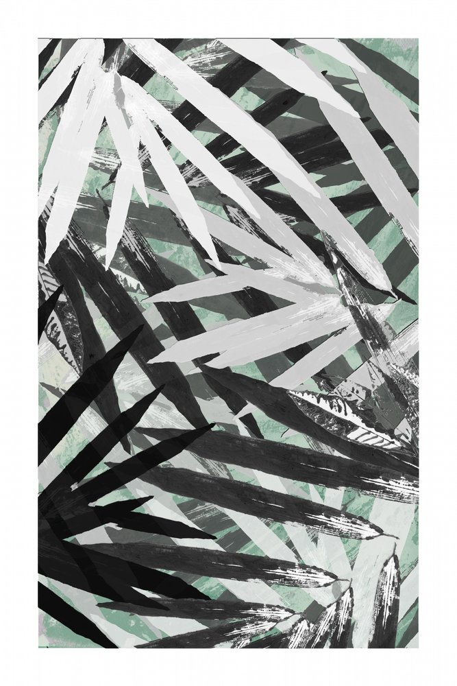 Folhagem tropical abstrata de cartissi