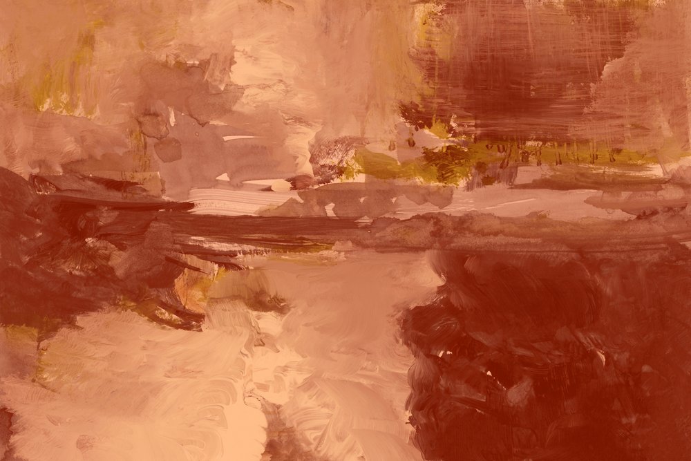 Paisagem Abstrata e Acolhedora de cartissi