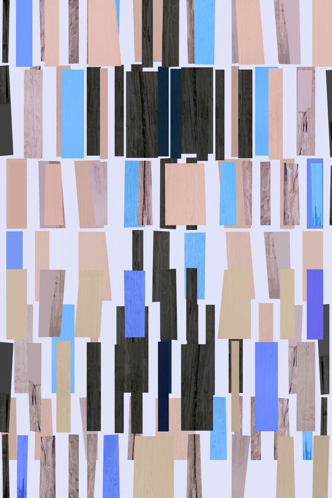 Blocos de madeira abstratos de cartissi