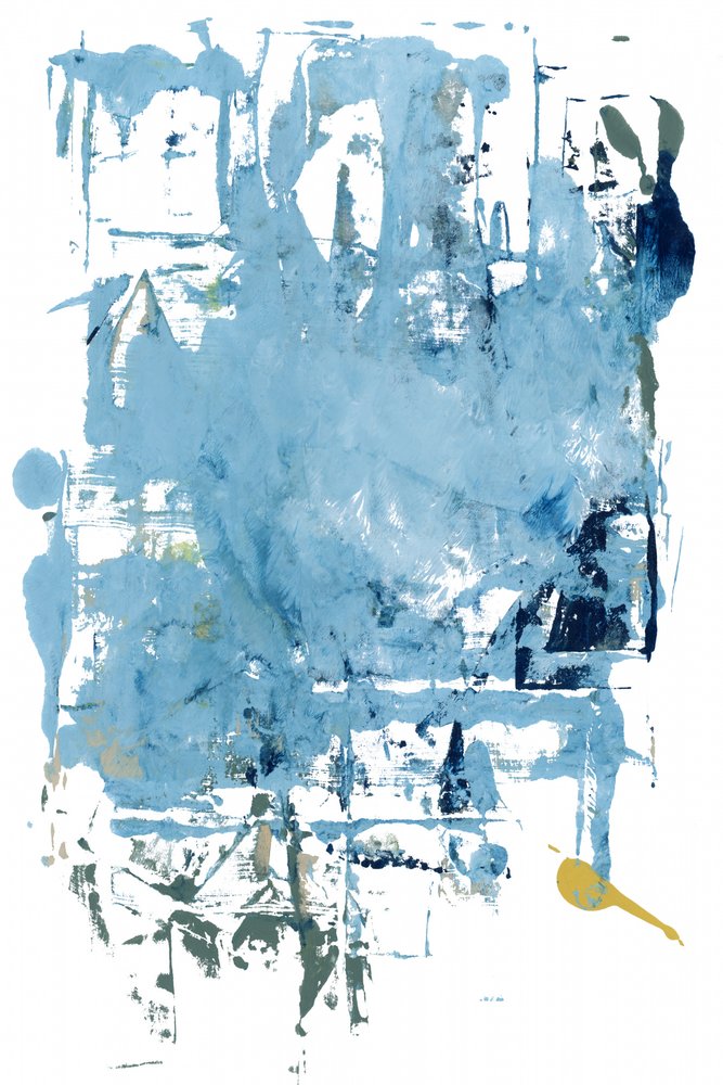 Fluxo abstrato azul de cartissi
