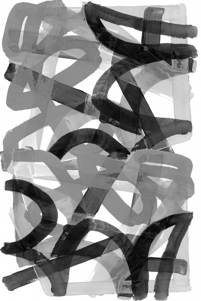 Traços abstratos arrojados de cartissi