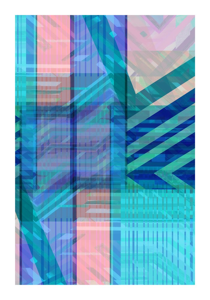 Abstrato geométrico colorido de cartissi