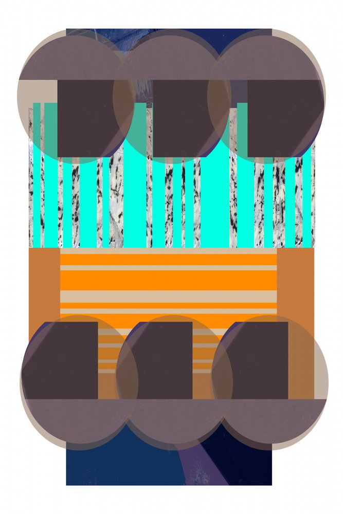 Blocos geométricos coloridos de cartissi