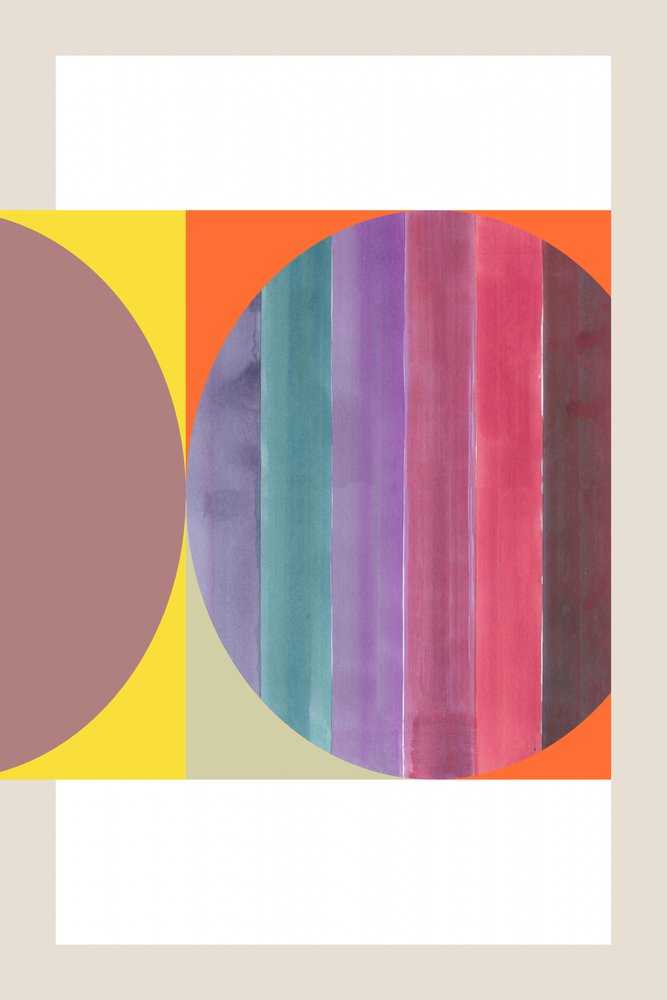 Círculos geométricos coloridos de cartissi