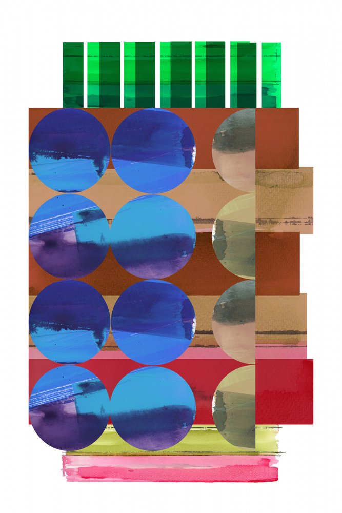 Círculos geométricos coloridos de cartissi
