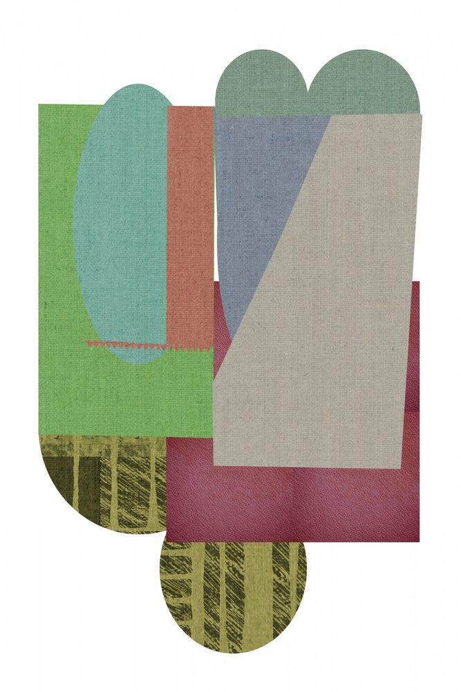 Bloco de cores contemporâneo de cartissi