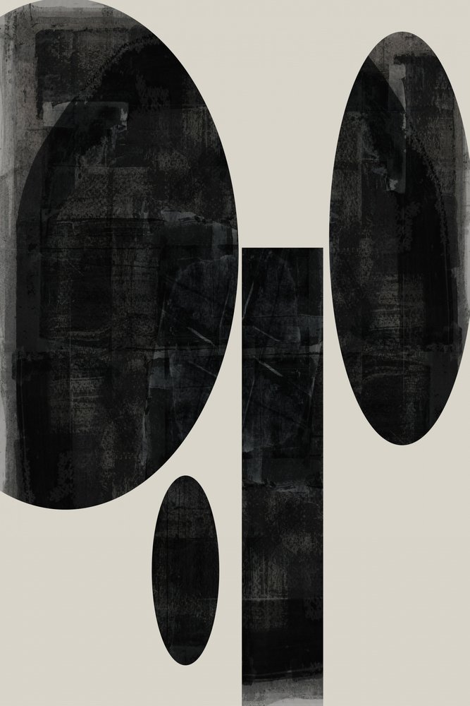 Formas abstratas escuras de cartissi
