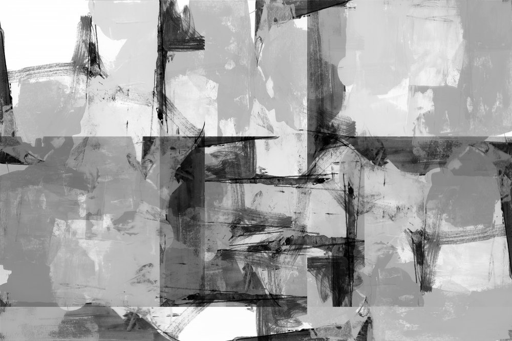 Abstrato dinâmico em tons de cinzento de cartissi