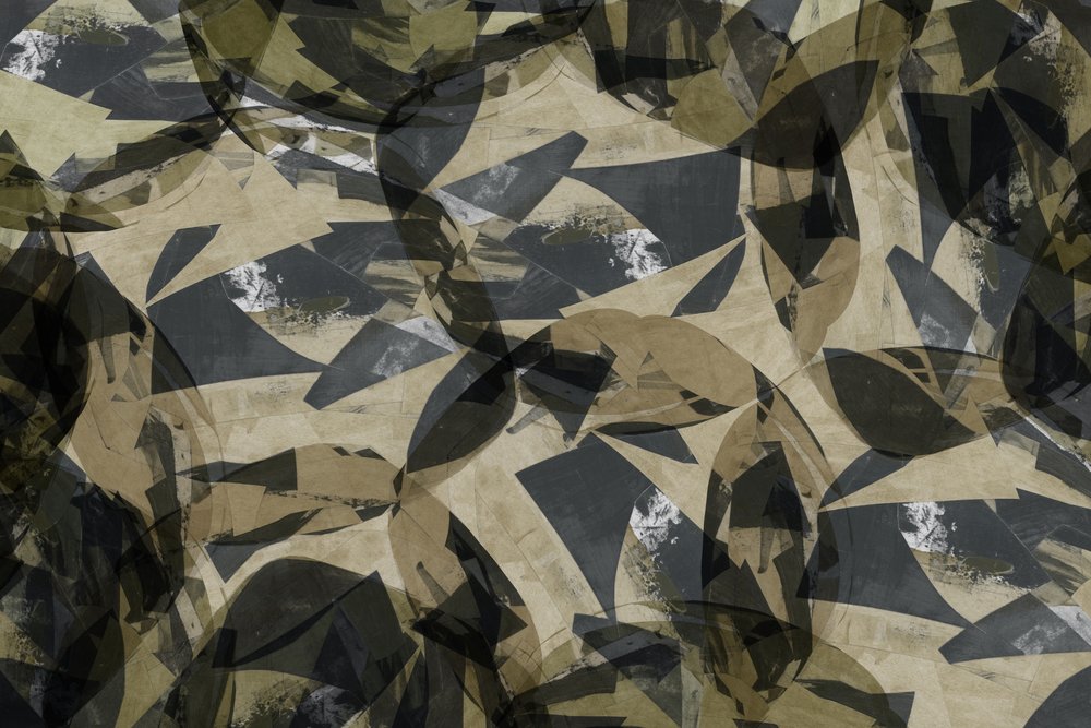 Formas abstratas com um toque rústico de cartissi
