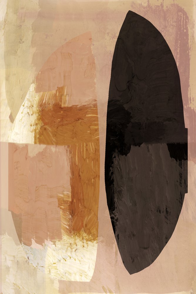 Formas abstratas com um toque rústico de cartissi