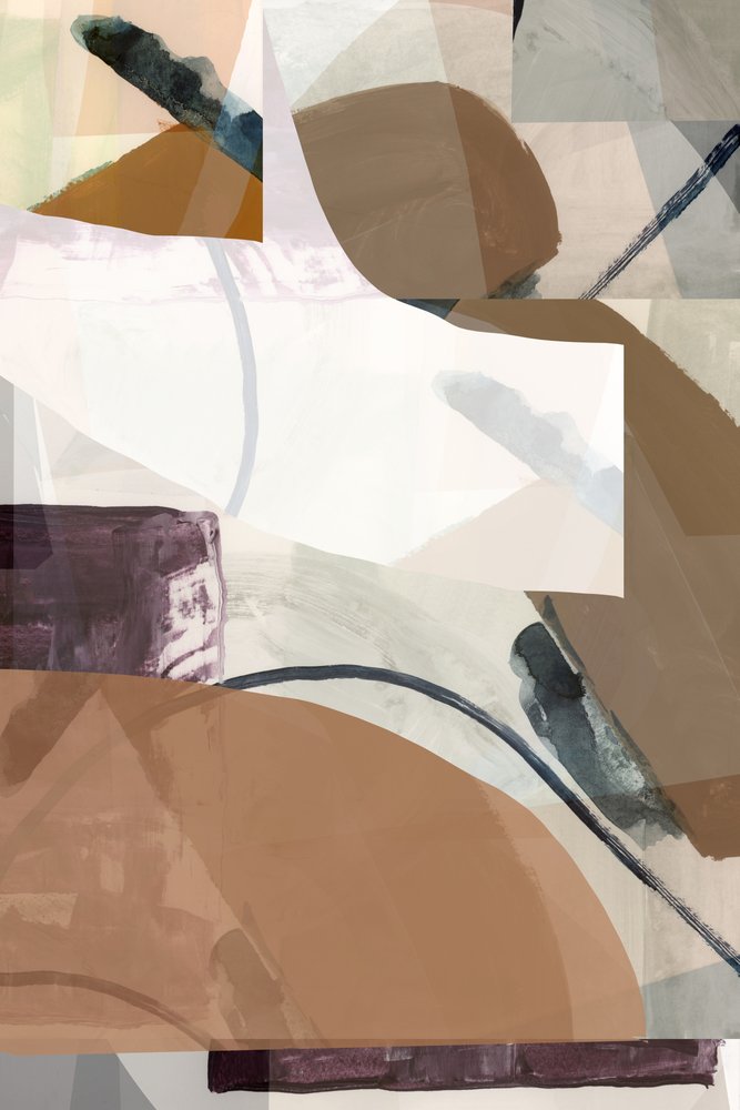 Camadas abstratas com tons terrosos de cartissi