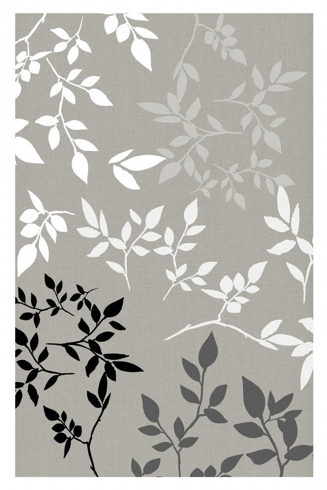 Padrão elegante de folhas de cartissi