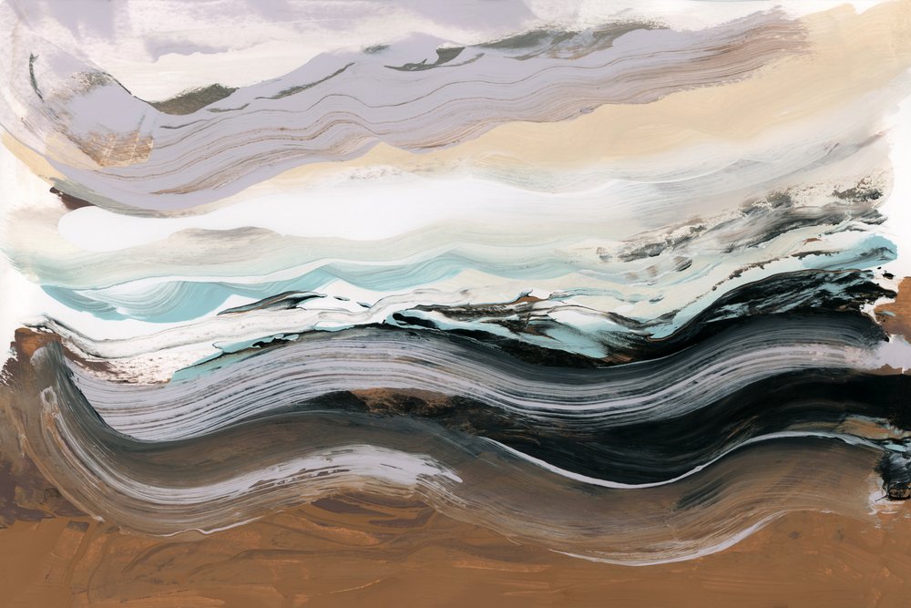 Oceano Fluido - Abstrato de cartissi