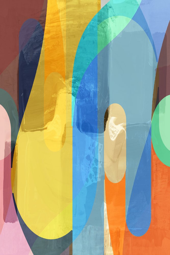 Formas abstratas fluidas de cartissi